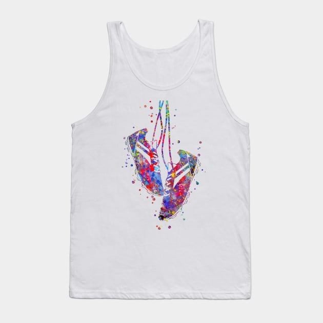 Soccer shoes hanging, Tank Top by RosaliArt